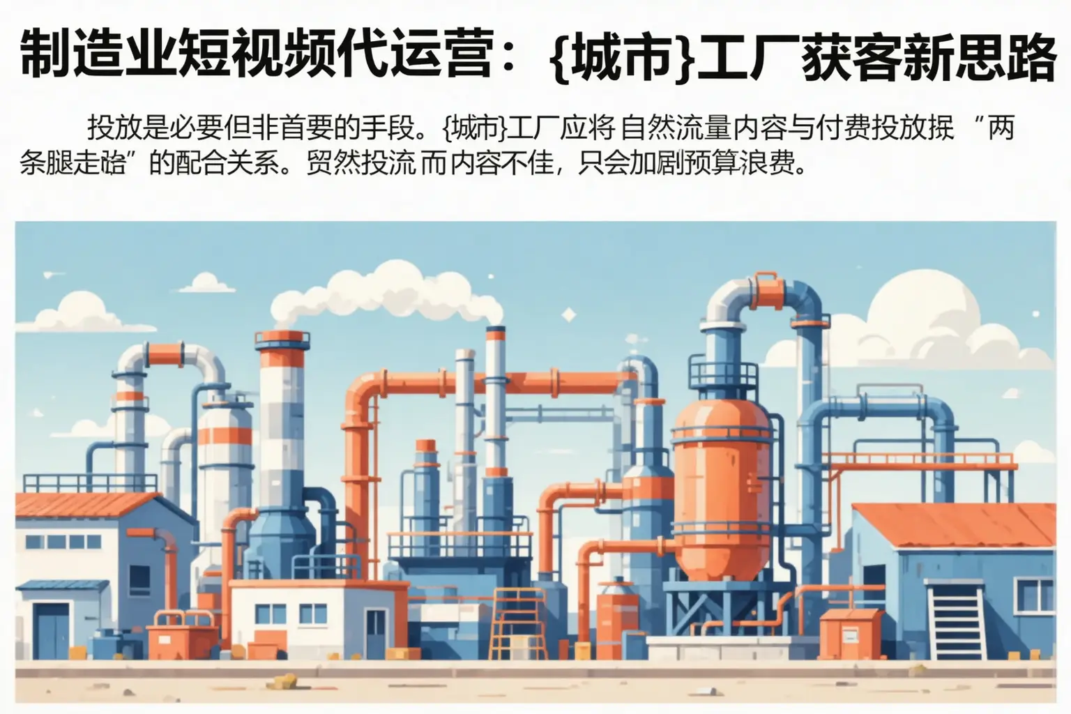 制造业短视频代运营：寻甸工厂获客新思路